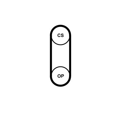 Distributieriem – CONTINENTAL CTAM – CT1204 online kopen