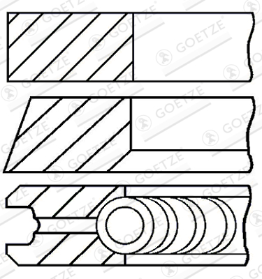 Zuigerveren – GOETZE ENGINE – 08-432300-10