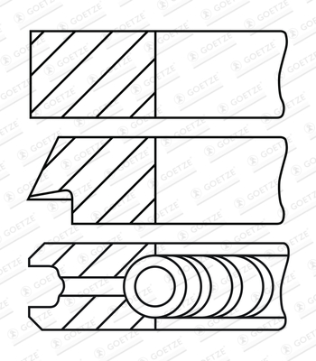 Zuigerveren – GOETZE ENGINE – 08-442900-10