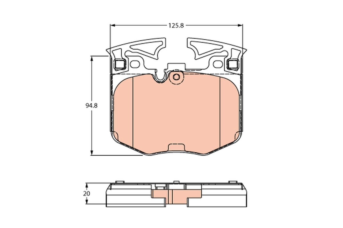 Remblokset – TRW – GDB2260