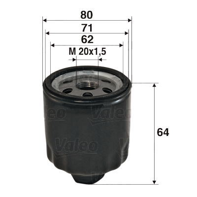 Oliefilter – VALEO – 586003 online kopen