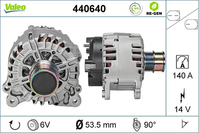 Alternator/Dynamo – VALEO – 440640 online kopen