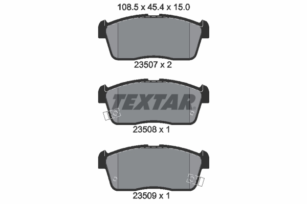 Remblokset – TEXTAR – 2350701