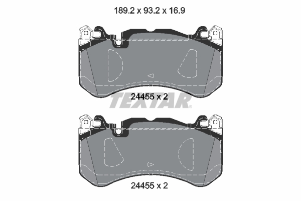 Remblokset – TEXTAR – 2445503
