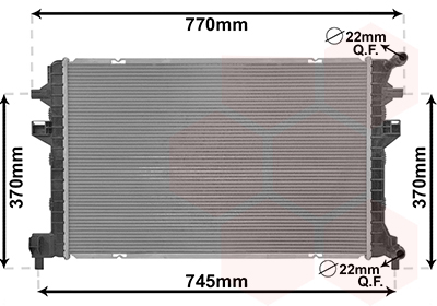 Radiateur – VAN WEZEL – 03012705