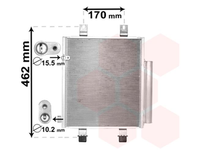 Airco condensor – VAN WEZEL – 11005072 online kopen