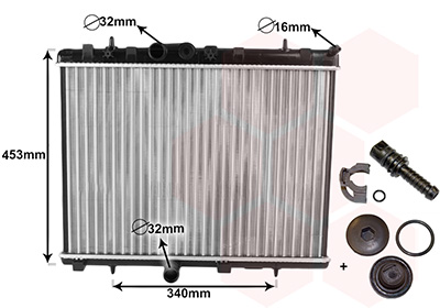 Radiateur – VAN WEZEL – 40002255