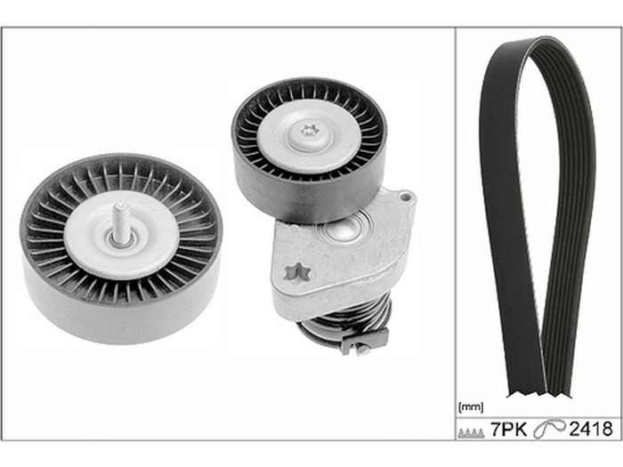 Poly V-riemen kit – INA – 529 0334 10