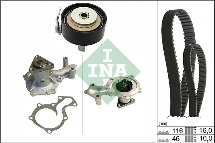 Distributieriem kit incl.waterpomp – INA – 530 0700 30