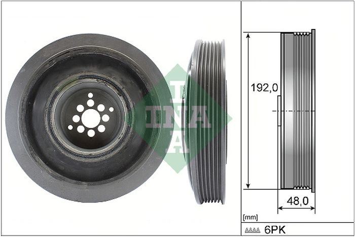 Krukaspoelie /-torsiedemper – INA – 544 0102 10 online kopen