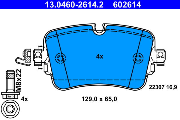 Remblokset – ATE – 13.0460-2614.2