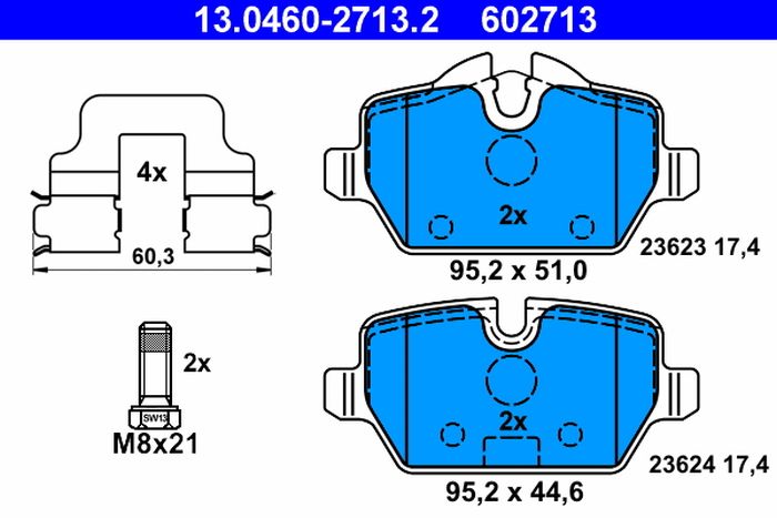 Remblokset – ATE – 13.0460-2713.2