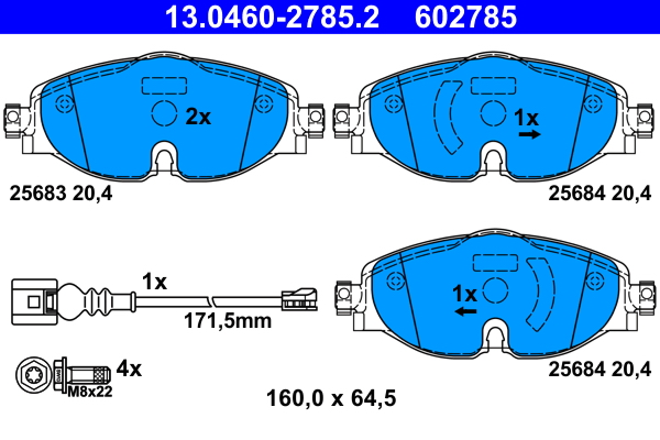 Remblokset – ATE – 13.0460-2785.2