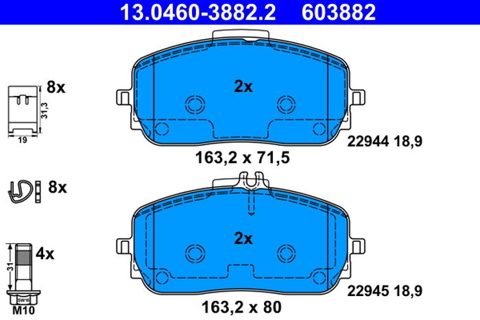 Remblokset – ATE – 13.0460-3882.2 online kopen