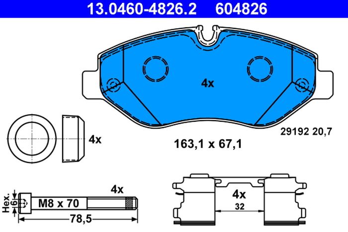 Remblokset – ATE – 13.0460-4826.2 online kopen