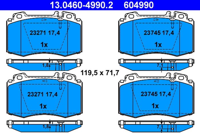 Remblokset – ATE – 13.0460-4990.2 online kopen