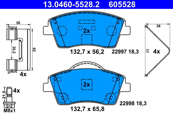 Remblokset – ATE – 13.0460-5528.2