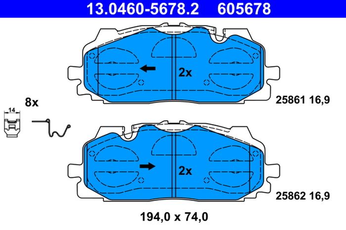 Remblokset – ATE – 13.0460-5678.2