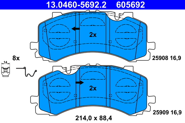 Remblokset – ATE – 13.0460-5692.2