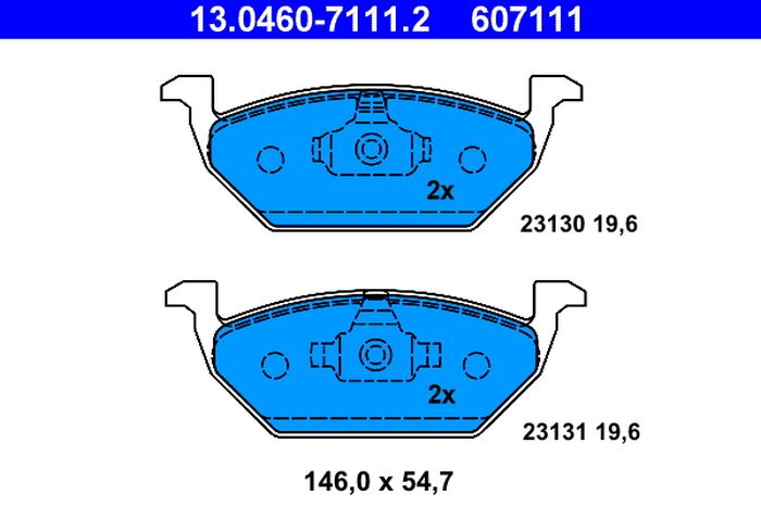 Remblokset – ATE – 13.0460-7111.2