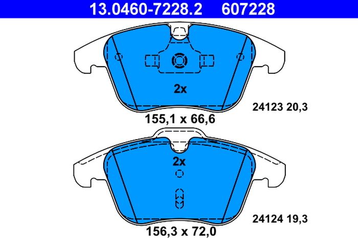 Remblokset – ATE – 13.0460-7228.2