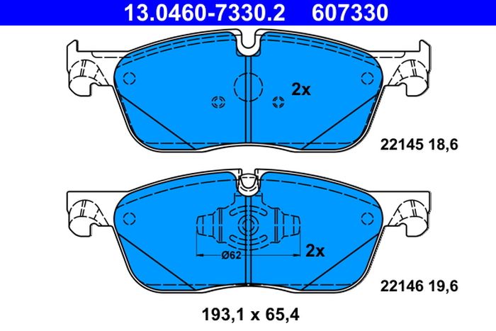 Remblokset – ATE – 13.0460-7330.2