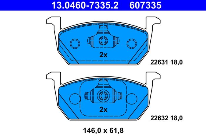 Remblokset – ATE – 13.0460-7335.2