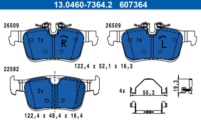 Remblokset – ATE – 13.0460-7364.2