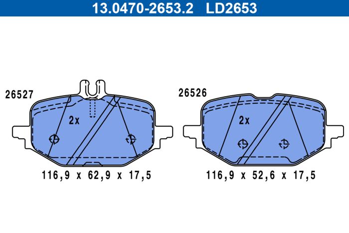 Remblokset – ATE – 13.0470-2653.2