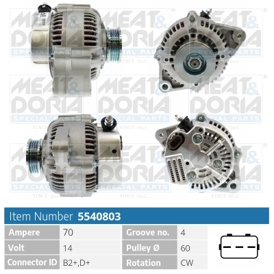 Alternator/Dynamo – MEAT & DORIA – 5540803